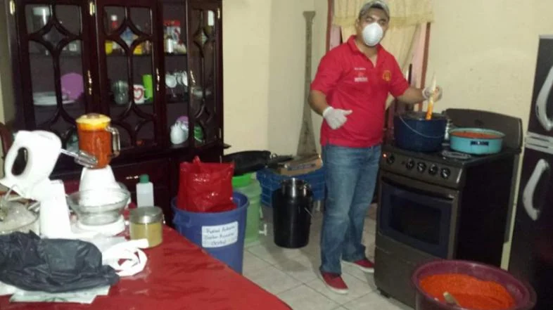 Pruebas de Produccion de salsas Baron Rojo